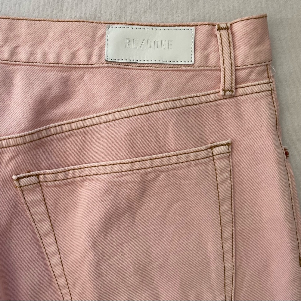 Re/Done - Loose Long Rigid Jeans Washed Pink Size 31 - Picture 10 of 11